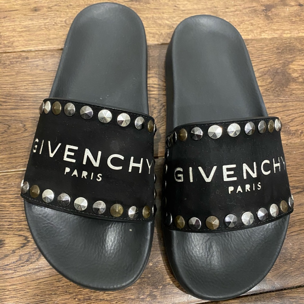 Givenchy suede slides